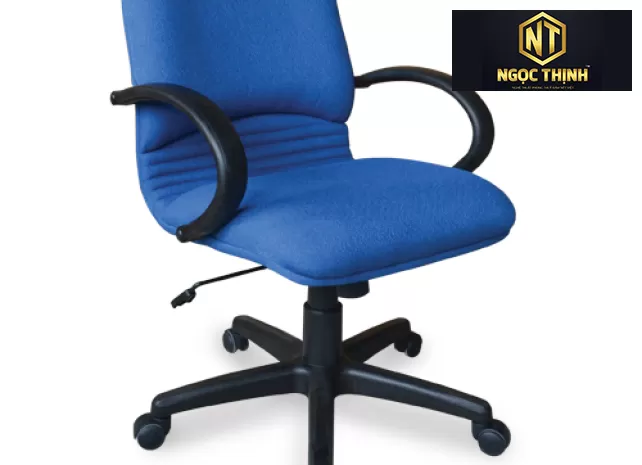 Ghế lãnh đạo lưng trung bọc vải, đệm và tựa liền khối SG811